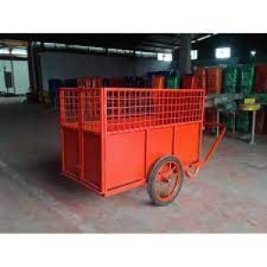 Gerobak sampah bahan plat besi