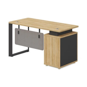 STAFF DESK 120 120x60x75 cm - Cokelat