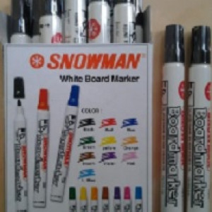 Spidol Papan Tulis  Snowman Hitam