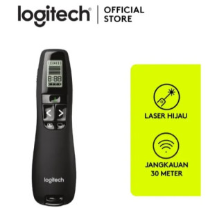 Logitech R800 Profesional Pointer Presenter Green Light Laser