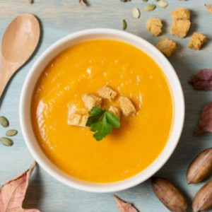 PMT Bubur Labu Kuning dan Jus Buah