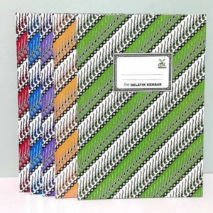 Buku Batik Folio Bergaris Gelatik Kembar - Isi 100