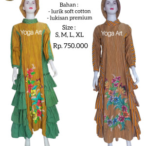 Gamis Lukis Rampel