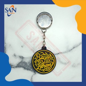 Gantungan Kunci Karet Custom (min. 100 pcs)