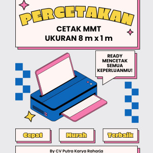 JASA CETAK MMT UKURAN 8 m x 1 m