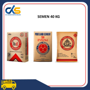 SEMEN 40 KG (SEMEN MERDEKA/SEMEN TIGARODA/SEMEN GRESIK)