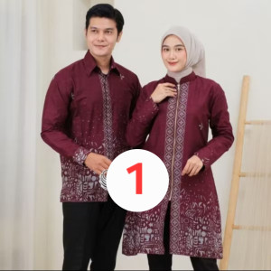 Baju Batik Lengan Panjang Pria Wanita