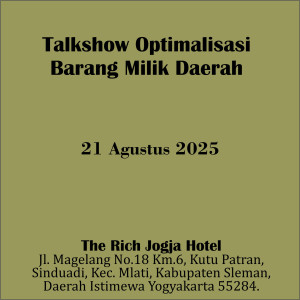 Talkshow Optimalisasi Barang Milik Daerah di Yogyakarta