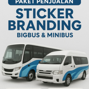 Paket Jasa Pemasangan Sticker 2 Unit Kendaraan