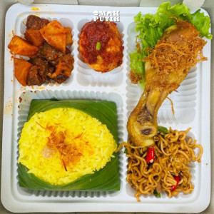 [ MENU SIMPLE ] Nasi Kuning Omah Putih Catering