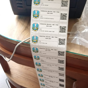 Stiker Label Barang Milik Daerah
