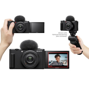 Kamera vlog SONY ZV-1F set Shooting Grip SONY GP-VPT2BT