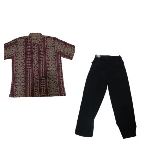 SERAGAM CLEANING SERVICE (SERAGAM BATIK DAN CELANA HITAM)