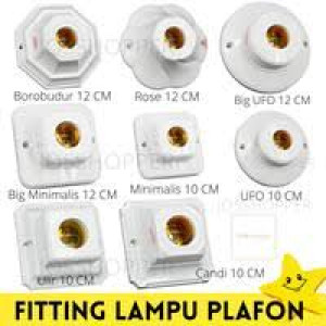 Fiting Lampu FITTING LAMPU PUTIH E27 DEXICON