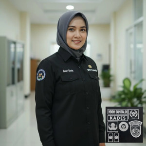 CUSTOM KEMEJA LAPANGAN PERUSAHAAN/INSTANSI/LEMBAGA/ORGANISASIBORDIR TIMBUL