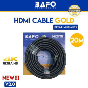 BAFO New Original HDMI Cable 4K Gold Ethernet Cable 20 Meter