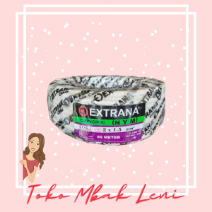 Kabel Listrik EXTRANA NYM Uk. 2 x 2.5 Mm, Panjang 50 Meter