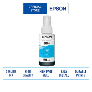 Tinta Epson 664 Cyan (T6642)