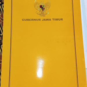 Map kuning lambang garuda custom uk F4