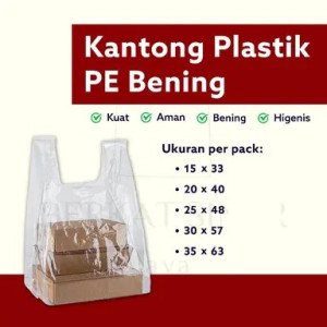 Plastik kresek ukuran 15