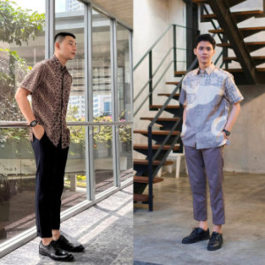 PAKAIAN IDENTITAS SET KEMEJA CELANA PANJANG