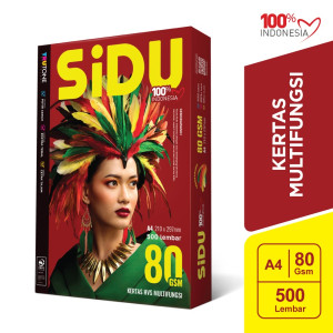 SIDU - HVS A4 80 GSM (KEMASAN BARU)
