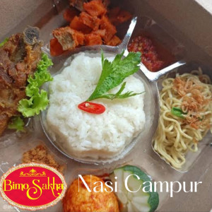 BimoSakha Nasi Box Premium nasi campur