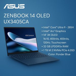 ASUS Zenbook 14 Oled (UX3405CA) Touchscreen