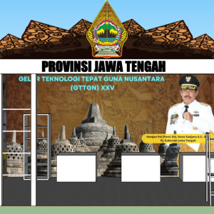 DEKORASI PAMERAN GTTGN XXV NTB