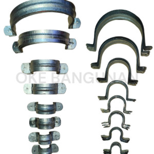 klem pipa seng plat clem besi UK 3/4 inch
