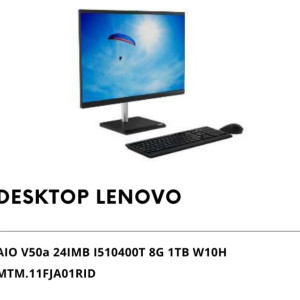 Personal Computer Desktop All in One Lenovo