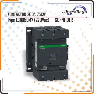 KONTAKTOR 200A 75KW  Type LC1D150M7 (220Vac)      SCHNEIDER