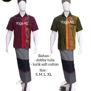 Hem Pendek Dobby Kombinasi