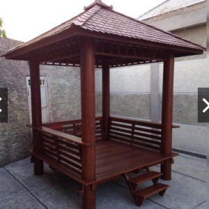 Gazebo Kayu Uk 2Mx2M