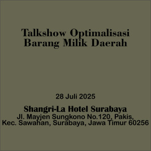 Talkshow Optimalisasi Barang Milik Daerah