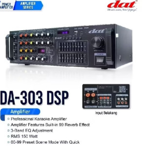 POWER MIXER AMPLIFIER DAT DA303 DSP