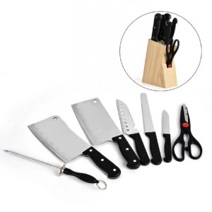 Sewa Pisau Dapur Set Stainless 8pcs Kitchen Knife set