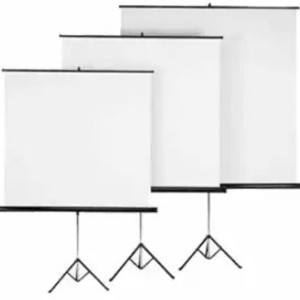 layar atau screen proyektor portable