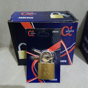 Gembok : Bahan Kuningan