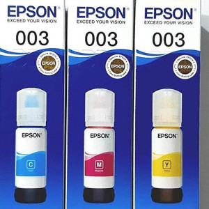 Refill Tinta Printer (003)  warna Yellow /Cyan / Magenta EPSON