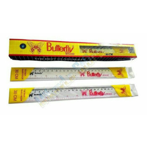 Penggaris Mika 30 cm Merk Butterfly