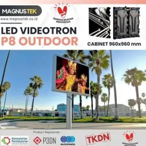 MAGNUSTEK LED VIDEOTRON P8 OUTDOOR ADVERTISING DISPLAY (1 Meter)