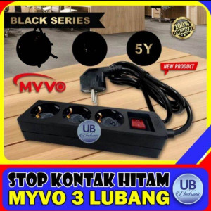 STOP KONTAK MYVO 3LUBANG + 3METER