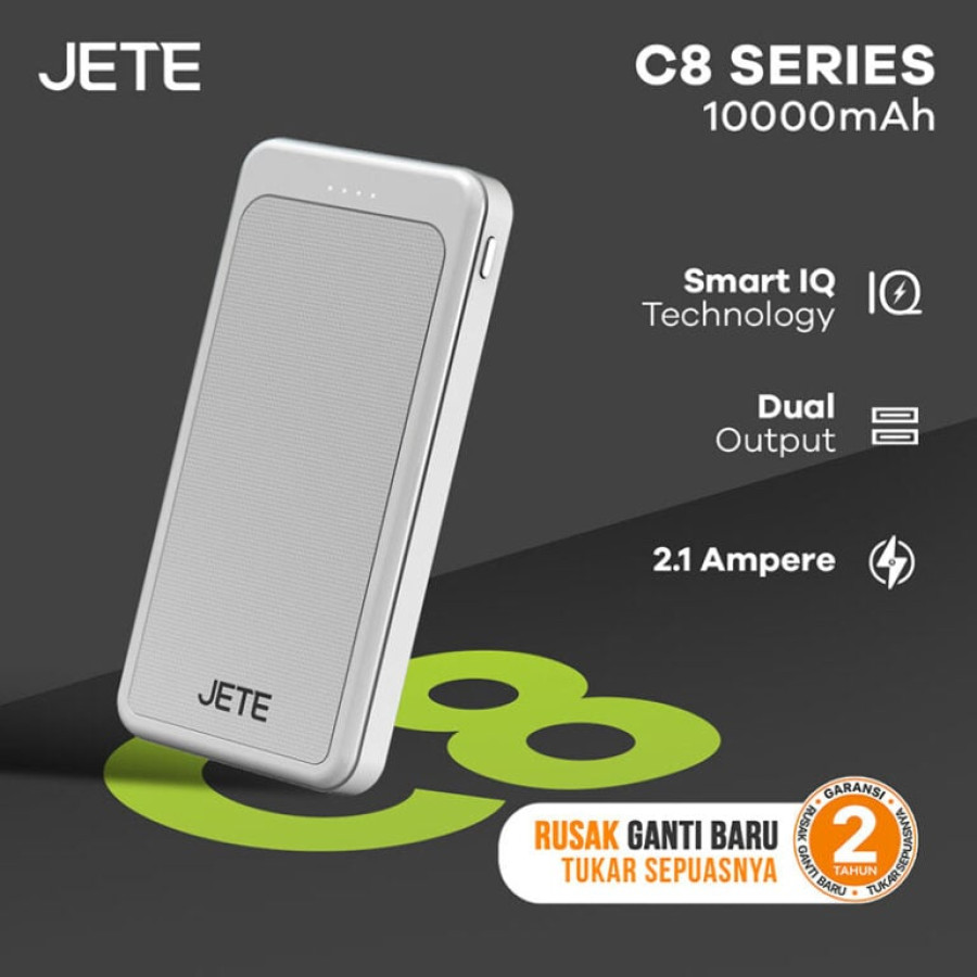 Powerbank JETE C8 Series 10000 mAh - utama