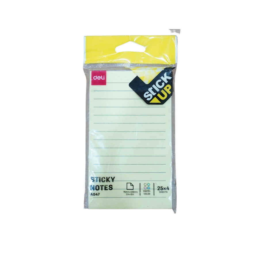 Sticky Notes Deli 76x126 mm EA047