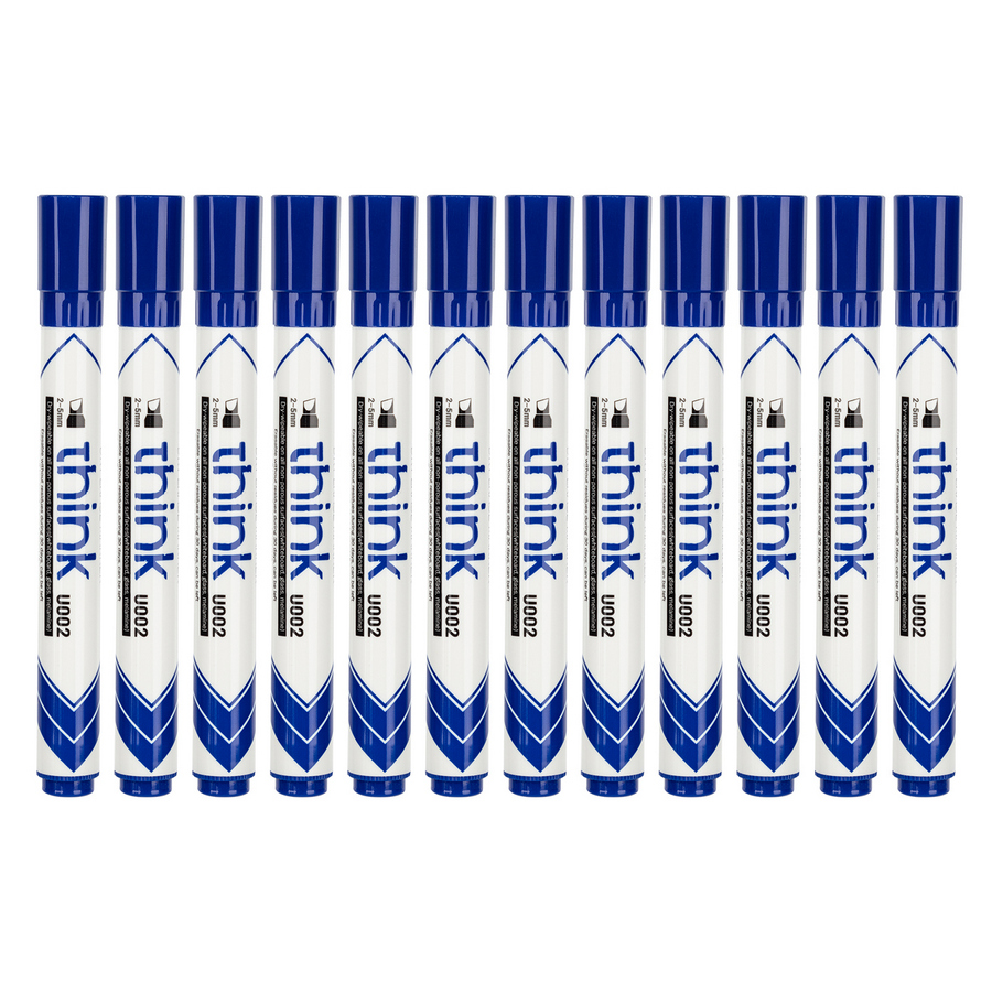 Whiteboard Marker Deli Biru EU00230 isi 12 pcs