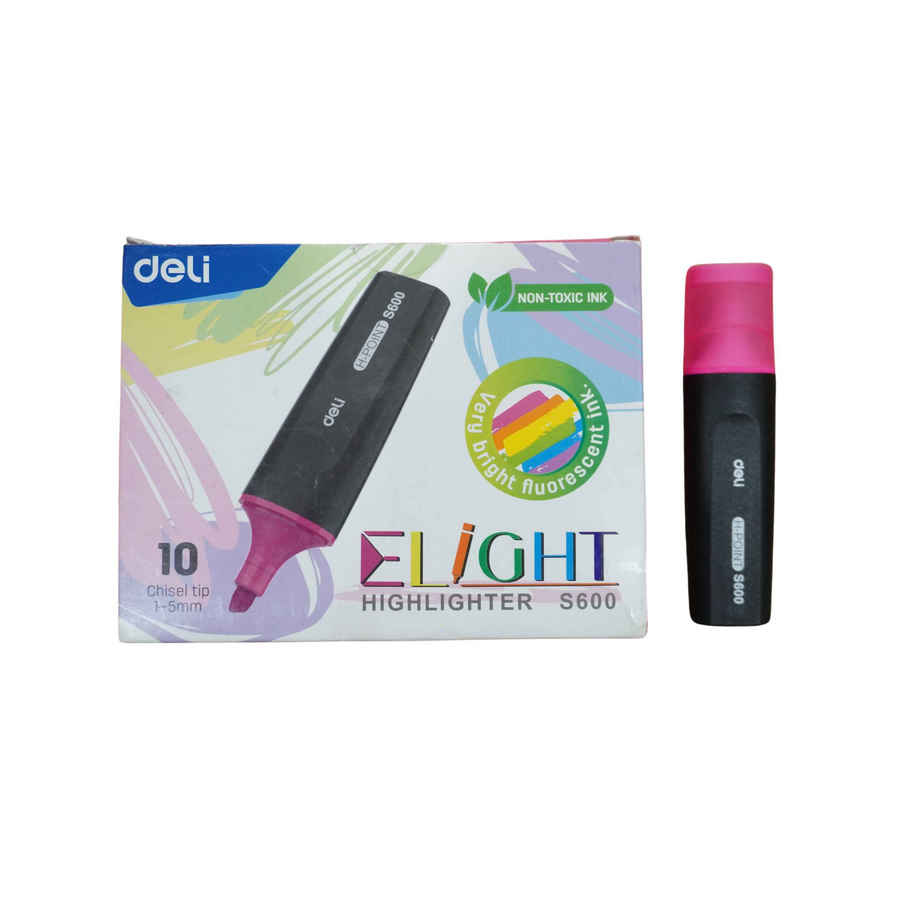 Highlighter Deli Pink ES600
