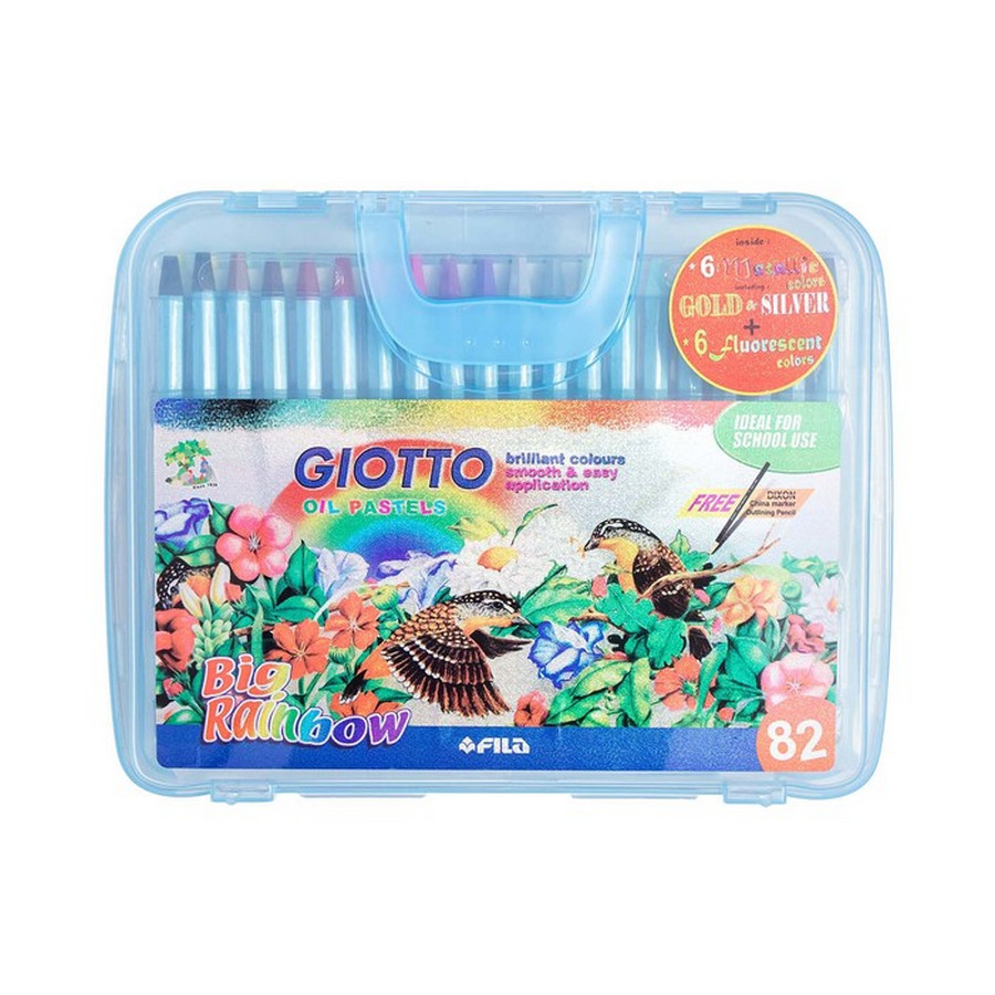Oil Pastel GIOTTO Case 82 Colors