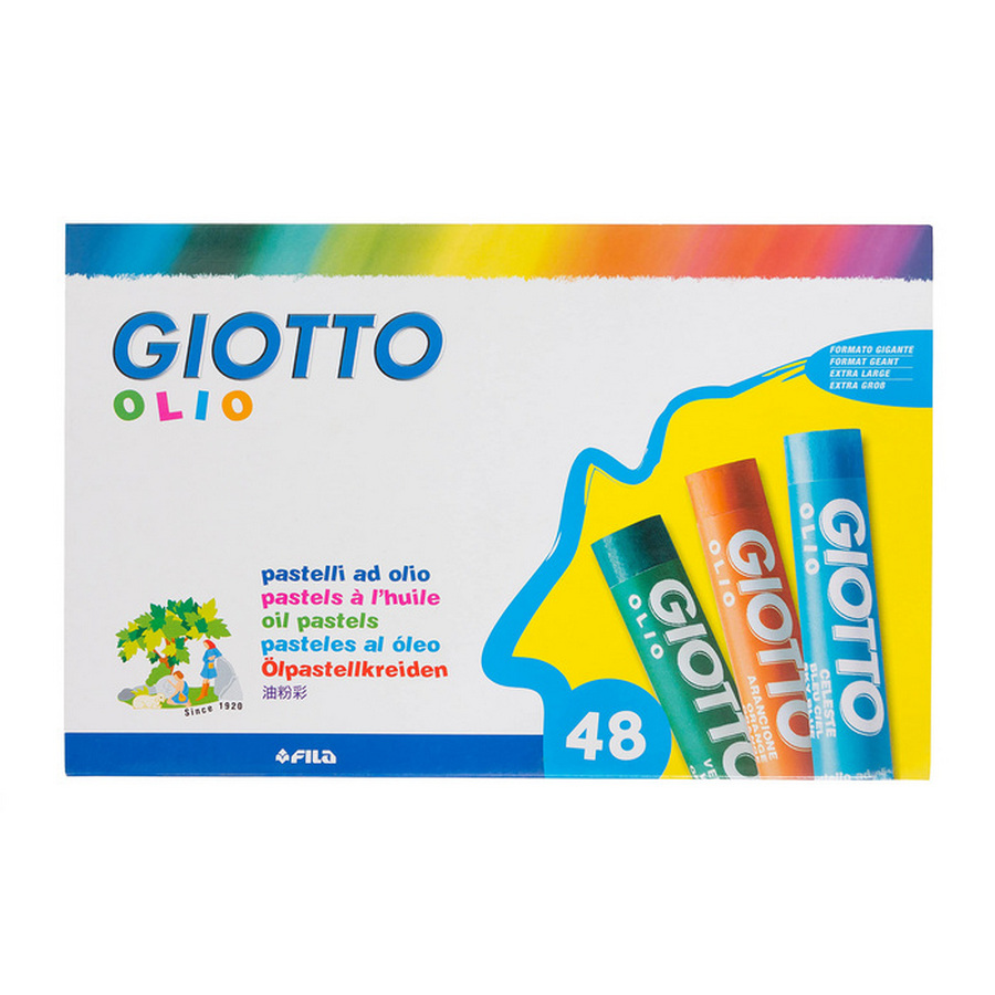 Jumbo Oil Pastels GIOTTO Olio 48 Colors