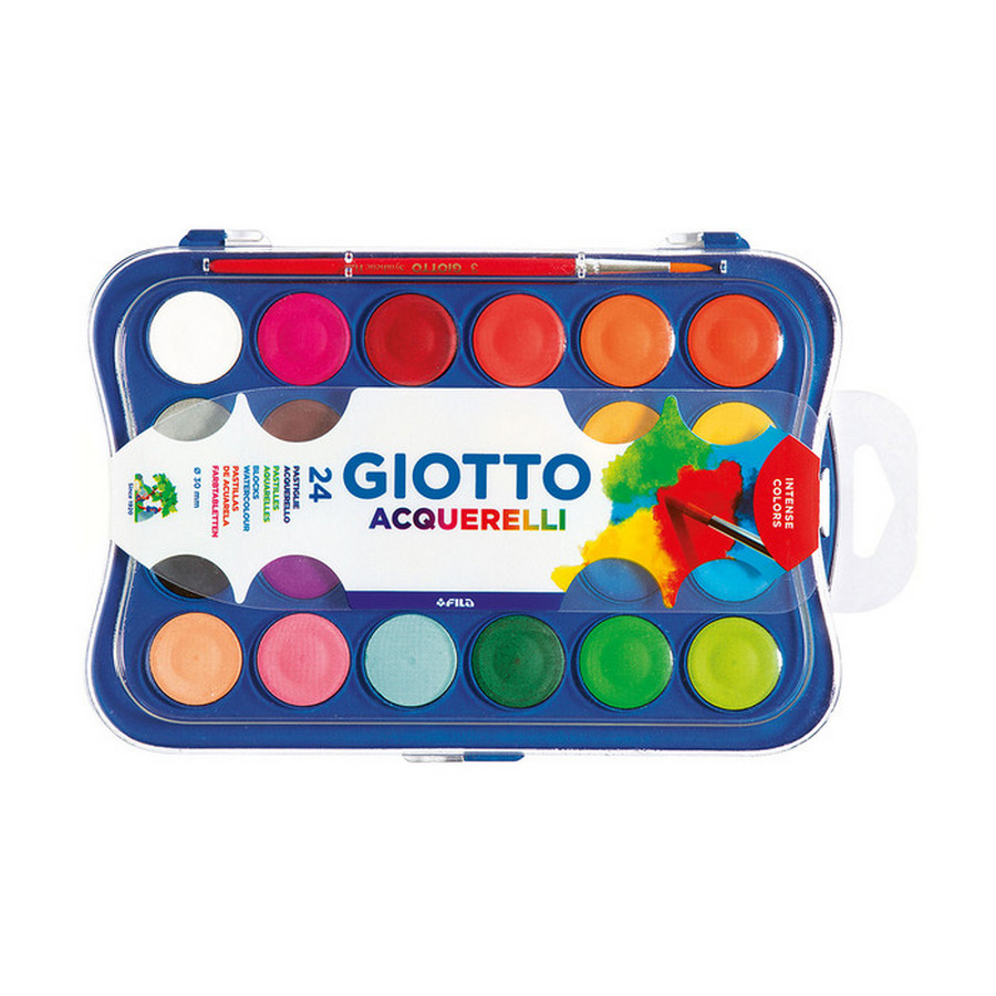 Watercolor Blocks GIOTTO 30 mm 24 Colors